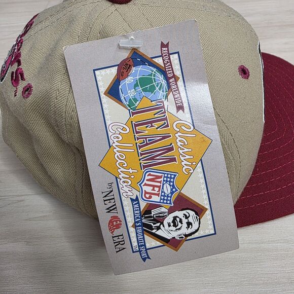 Vintage New‎ Era San Francisco 49ers Snapback Hat Dupont Visor Low Profile Gold - Picture 7 of 10